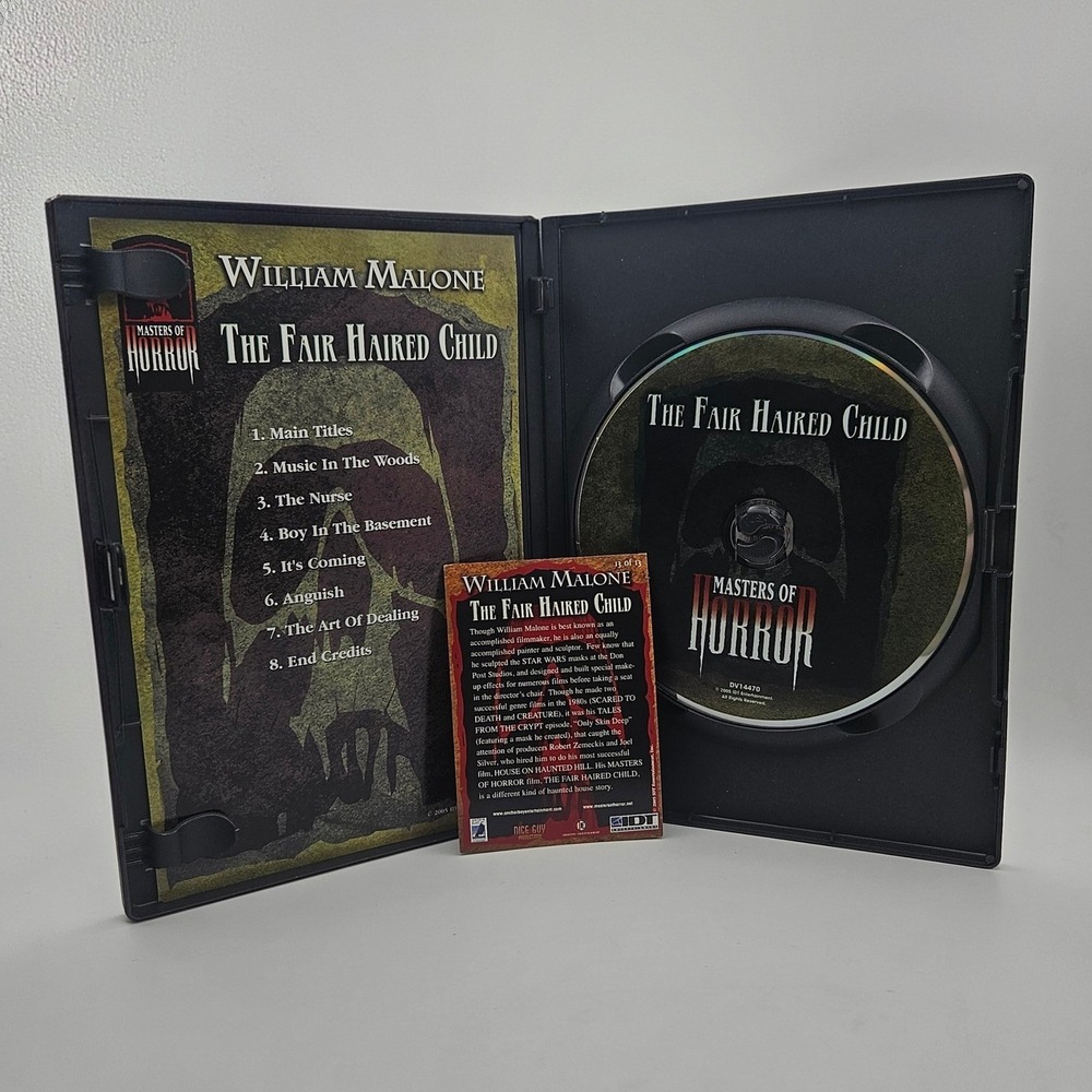 Masters of‎ Horror The Fair Haired Child DVD 2006 Anchor Bay w/ Slipcover - Picture 3 of 6